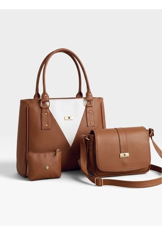 Set De Bolsos Para Mujer Bolso Tote, Bolso Manos Libres, Monedero Karla Chacon KARLA CHACON