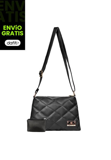 Bolso Manos Libres De Dama Mujer Karla Chacon Cuba Negro