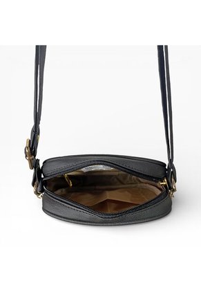 Bolso Manos Libres De Dama Mujer Karla Chacon Sade Negro