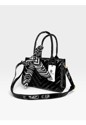 Bolso Cartera Mujer Dama Karla Chacon Issa Negro