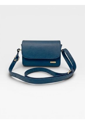 Set De Bolsos Para Mujer Bolso Tote Mila + Bolso Manos Libres Nova + Monedero Karla Chacon Azul