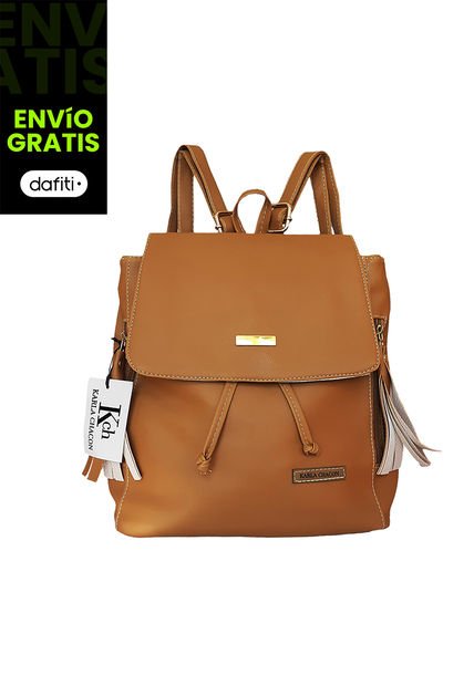 Morral Casual Mediano De Dama Mujer Karla Chacon Pace Miel