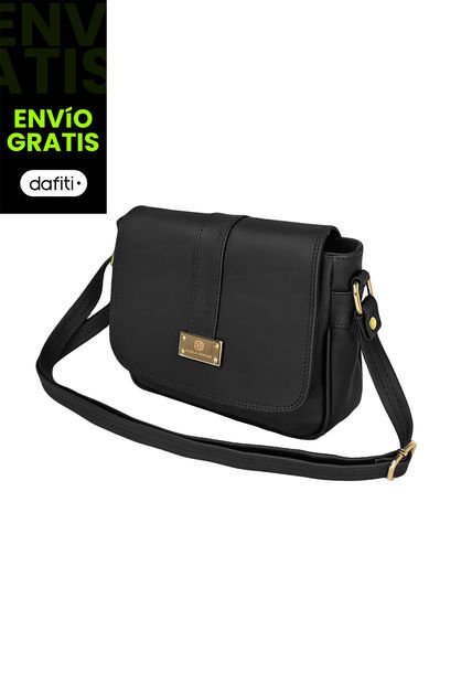 Bolso Manos Libres De Dama Mujer Karla Chacon Lady Negro