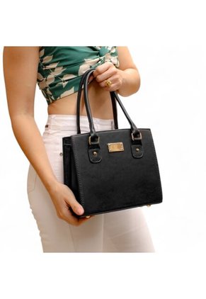 Bolso Doble Funcion De Dama Mujer Karla Chacon Jess Negro