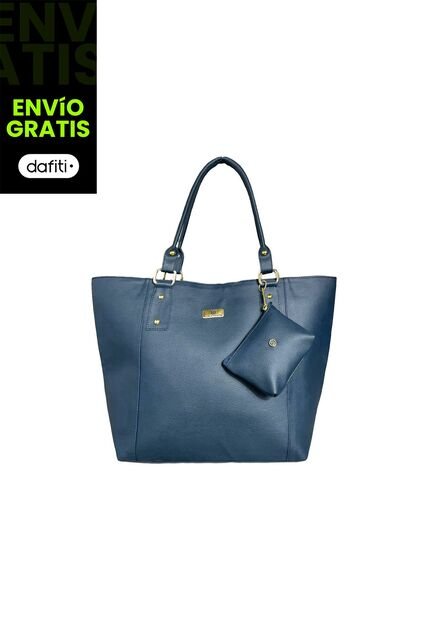 Bolso Dama Cartera Mujer Karla Chacon Mila Azul