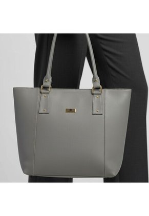 Bolso Dama Cartera Mujer Karla Chacon Mila Gris