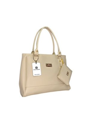 Bolso Dama Cartera Mujer Karla Chacon Crez Beige