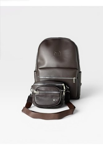 Set De Dos Piezas Combo Morral Para Portatil + Riñonera Karla Chacon KARLA CHACON