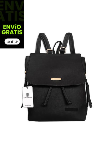 Morral Casual Mediano De Dama Mujer Karla Chacon Pace Negro