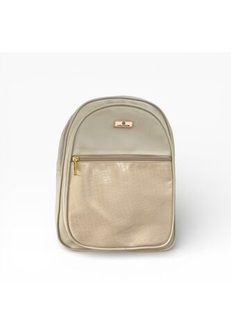 Morral Casual Mediano De Dama Mujer Karla Chacon Nely Beige KARLA CHACON