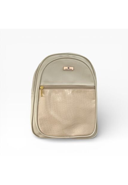 Morral Casual Mediano De Dama Mujer Karla Chacon Nely Beige