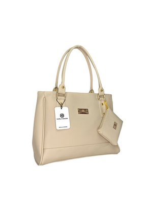 Bolso Dama Cartera Mujer Karla Chacon Crez Beige