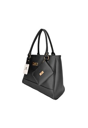 Bolso Dama Cartera Mujer Karla Chacon Crez Negro