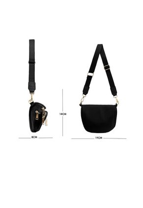 Canguro Riñonera Koala De Dama Mujer Karla Chacon Sara Negro