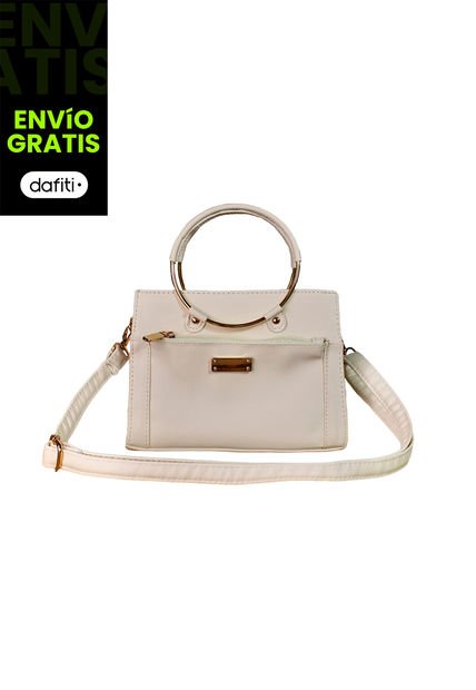 Bolso Doble Funcion De Dama Mujer Karla Chacon Nova Beige