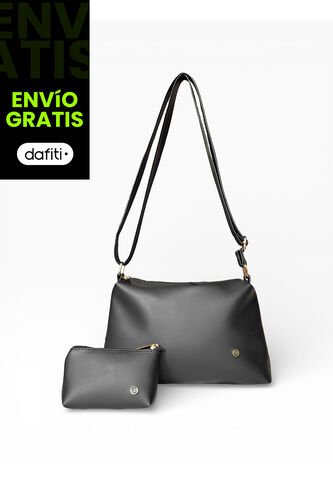 Bolso Bandolera Manos Libres De Dama Mujer Karla Chacon Cuba Negro KARLA CHACON