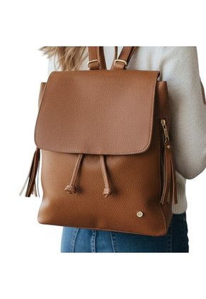 Combo Set Morral Pace + Bolso De Hombro Praga Karla Chacon Miel