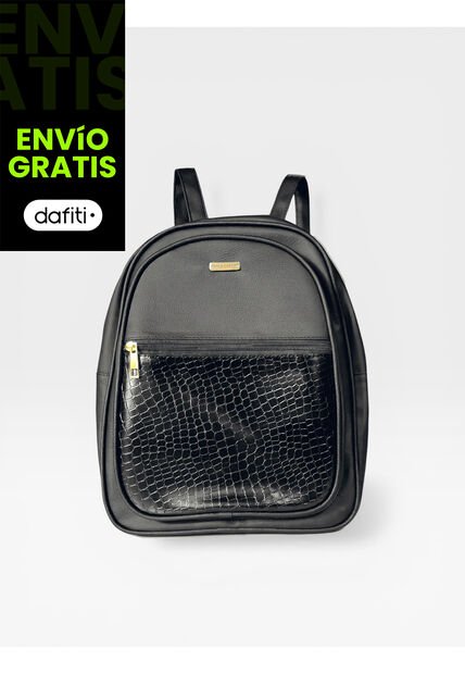 Morral Maletin Universidad Mediano De Dama Mujer Karla Chacon Nely Negro