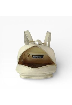Morral Maletin Mochila Universidad Casual Mediano De Dama Mujer Karla Chacon Nely Beige