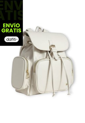 Morral Casual Para Mujer Con Herrajes Dorados Karla Chacon Abby Beige