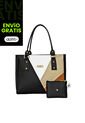 Bolso Dama Cartera Mujer Karla Chacon Olga Negro de KARLA CHACON