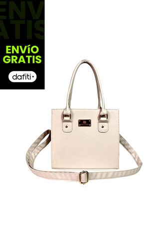 Bolso Doble Funcion De Dama Mujer Karla Chacon Jess Beige KARLA CHACON