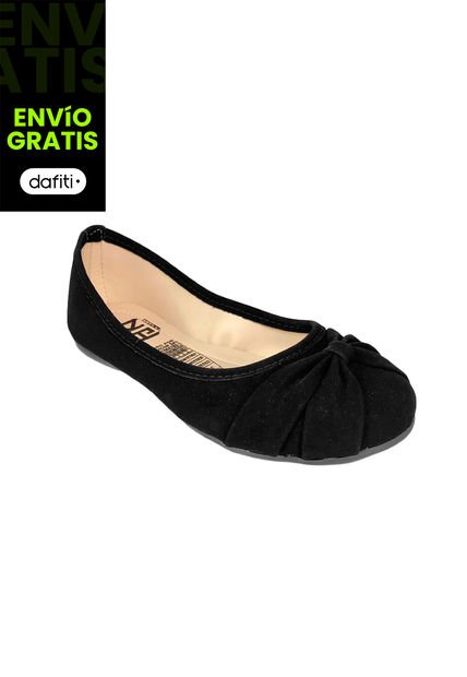 Calzado Casual Baleta Dama Zapato Mujer Karla Chacon Hilary Negro