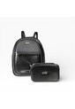 Combo Set Morral Nely + Manos Libres Evah Karla Chacon Negro de KARLA CHACON