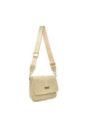 Bolso Manos Libres De Dama Mujer Karla Chacon Lady Beige
