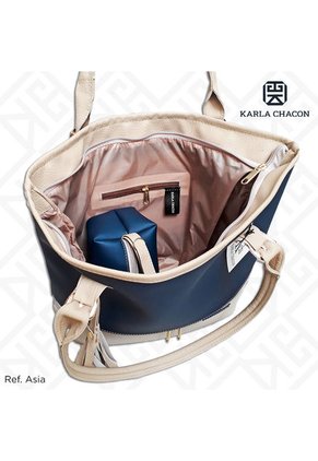 Bolso Dama Cartera Mujer Karla Chacon Asia Azul