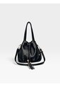 Bolso Cartera Mujer Dama Karla Chacon Iris Negro de KARLA CHACON