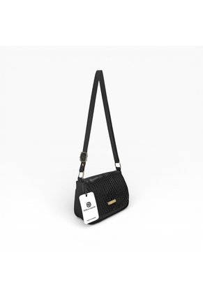 Combo Set Morral Nely + Manos Libres Lara Karla Chacon Negro