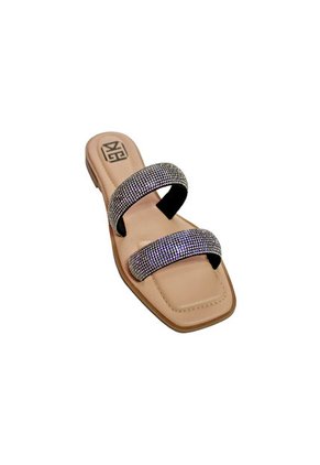 Calzado Zapato Casual Sandalia Plana Dama Karla Chacon Vivian Negro