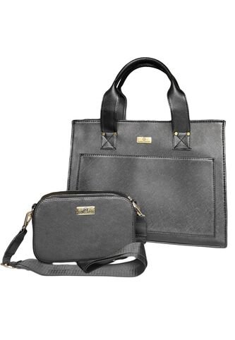 Combo Maletín Ejecutivo Mona + Manos Libres Daya Karla Chacon Negro KARLA CHACON