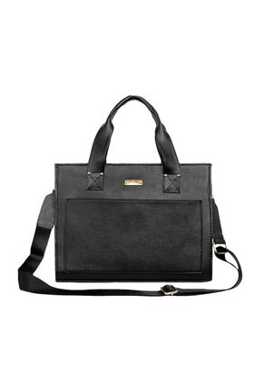 Combo Maletín Ejecutivo Mona + Manos Libres Daya Karla Chacon Negro