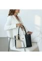 Set Para Mujer Bolso Tote+ Bolso Manos Libres + Monedero Karla Chacon de KARLA CHACON