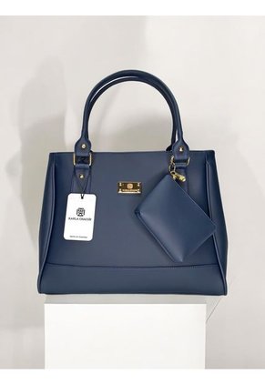 Bolso Dama Cartera Mujer Karla Chacon Crez Azul