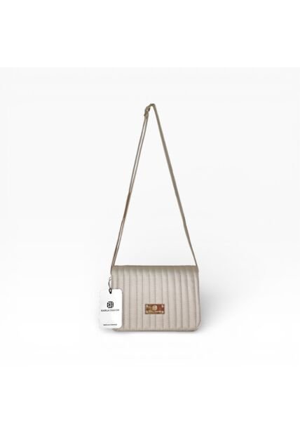 Bolso Cartera Manos Libres Dama Mujer Karla Chacon Baru Dorado