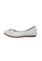 Calzado Casual Dama Zapato Baletas Mujer Karla Chacon Regina Blanco de KARLA CHACON