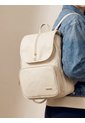 Morral Casual Doble Compartimento Con Solapa Karla Chacon de KARLA CHACON