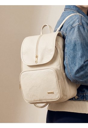 Morral Casual Doble Compartimento Con Solapa Karla Chacon