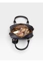 Bolso Boston Tipo Bowling De Mano Con Strap Y Accesorio Karla Chacon de KARLA CHACON