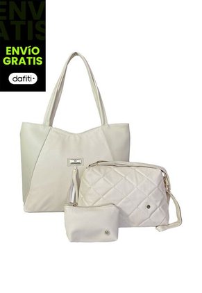 Cartera Bolso Mujer Dama Karla Chacon Rupe Beige