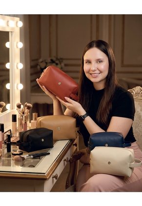 Cosmetiqueros Bolso Organizador Neceser Para Maquillaje O Viaje Karla Chacon
