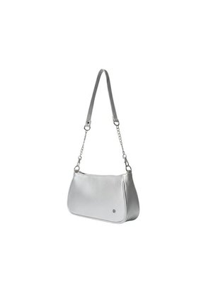Bolso De Hombro Cartera Mujer Dama Karla Chacon Romy Plata