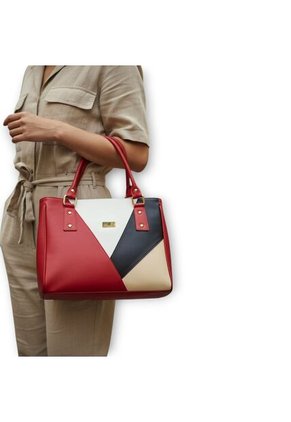 Bolso Dama Cartera Mujer Karla Chacon Olga Rojo