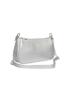 Bolso De Hombro Cartera Mujer Dama Karla Chacon Romy Plata
