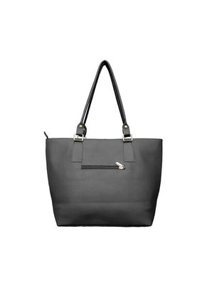 Combo De Tres Piezas Bolso Shopper Manos Libres Y Monedero Karla Chacon Negro