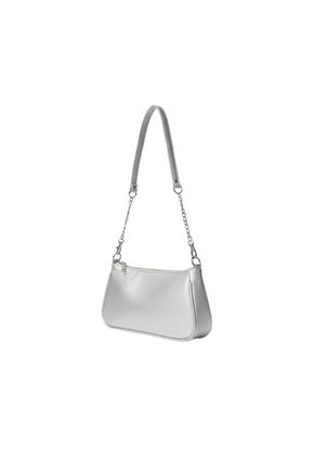 Bolso De Hombro Cartera Mujer Dama Karla Chacon Romy Plata