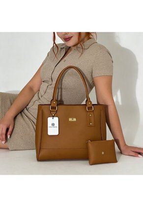 Set De Tres Piezas Combo Tote + Manos Libres + Monedero Karla Chacon